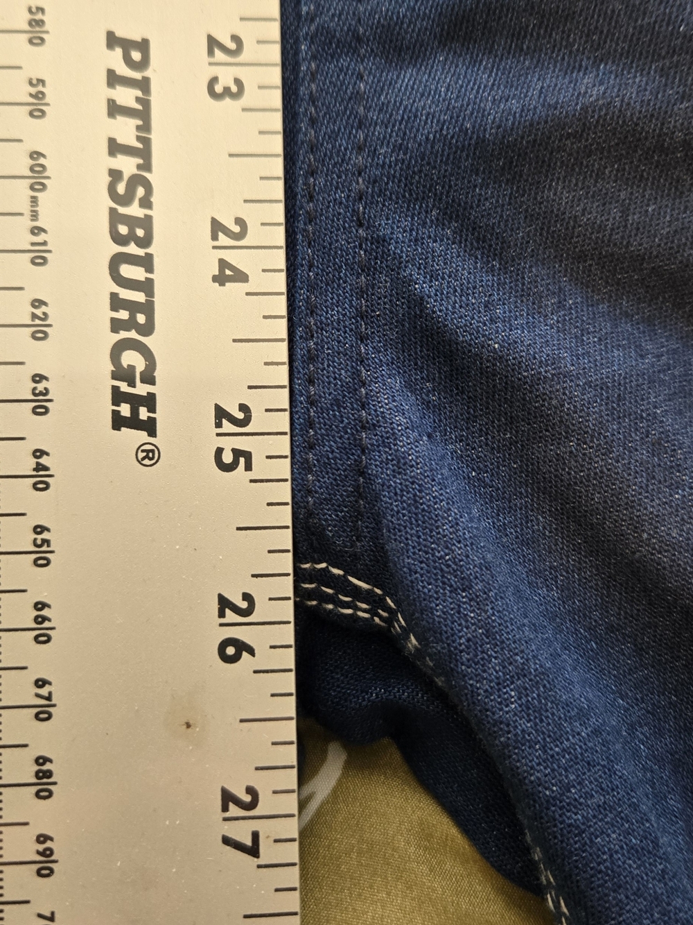 liberty Dark Blue Denim Relaxed Men's Overalls with Green Trim NWTAGS, 08/2014 - Picture 7 of 15